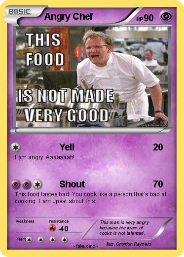 Pokemon Angry Chef
