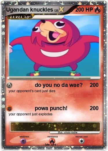 Pokemon Ugandan knuckles