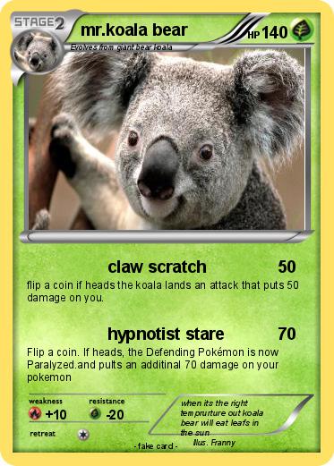 Pokemon mr.koala bear