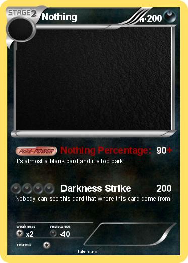 Pokemon Nothing
