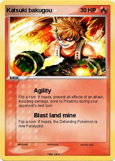 Pokemon Katsuki bakugou