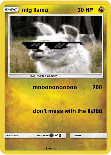 Pokemon mlg llama