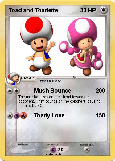 Pokemon Toad and Toadette