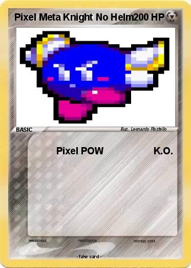 Pokemon Pixel Meta Knight No Helm