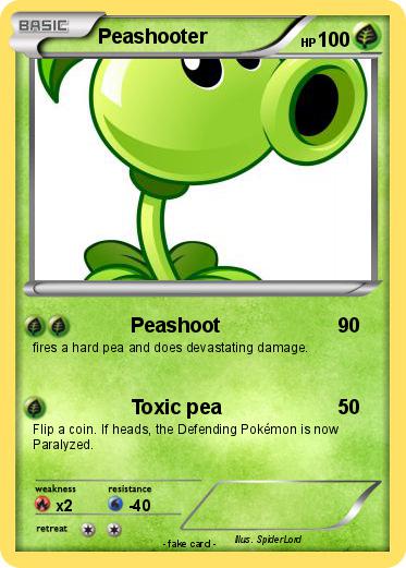 Pokemon Peashooter