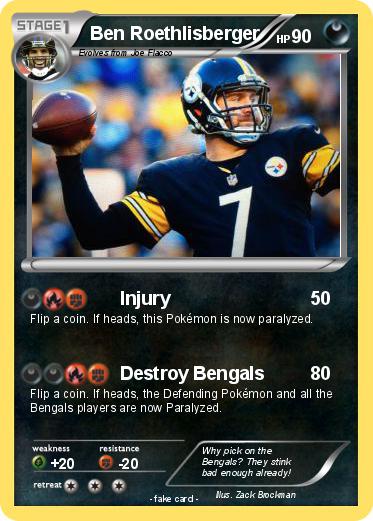 Pokemon Ben Roethlisberger