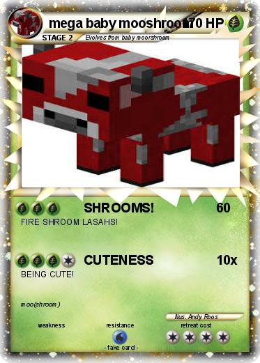 Pokemon mega baby mooshroom
