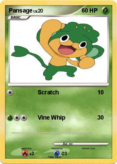 Pokemon Pansage