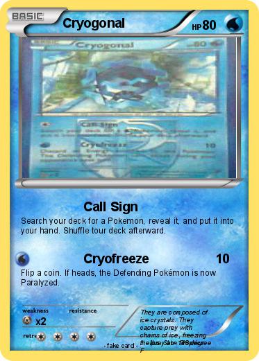 Pokemon Cryogonal