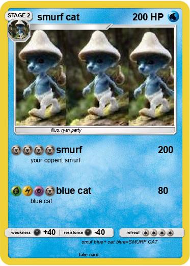 Pokemon smurf cat