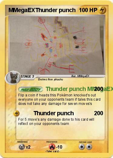 Pokemon MMegaEXThunder punch