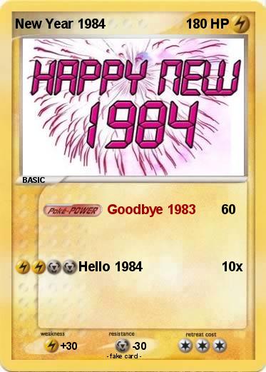 Pokemon New Year 1984