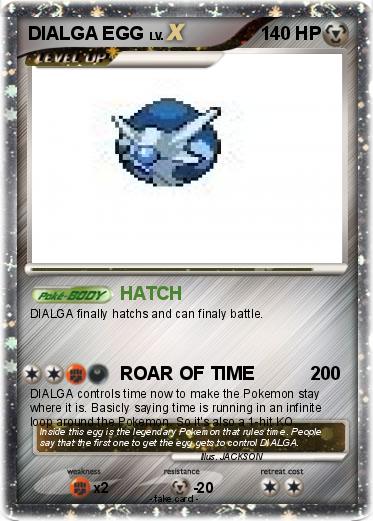 Pokemon DIALGA EGG