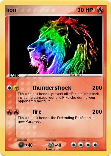 Pokemon lion