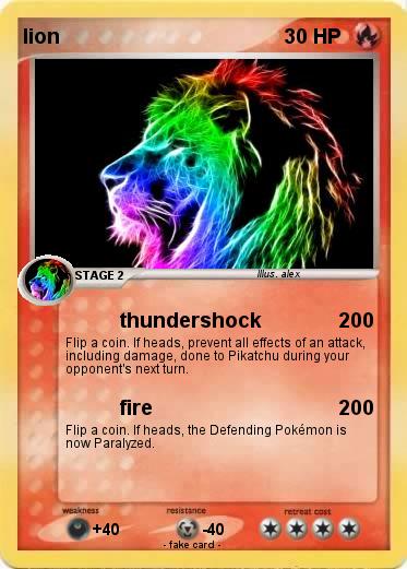 Pokemon lion