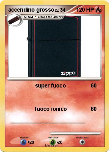 Pokemon accendino grosso