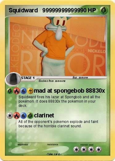 Pokemon Squidward   999999999999