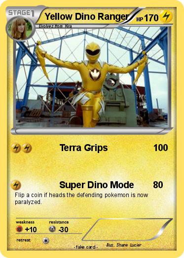 Pokemon Yellow Dino Ranger