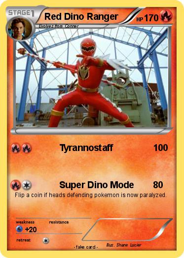 Pokemon Red Dino Ranger