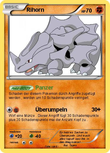 Pokemon Rihorn