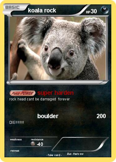 Pokemon koala rock