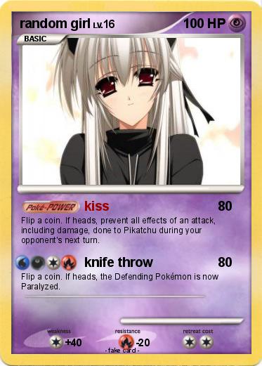 Pokemon random girl