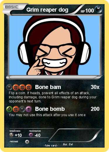 Pokemon Grim reaper dog