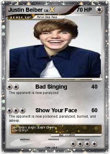 Pokemon Justin Beiber