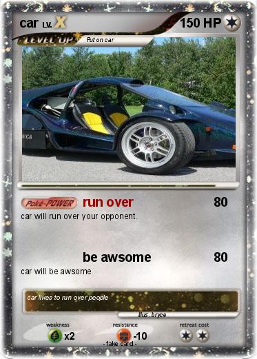 Pokemon car