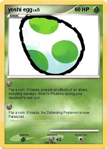 Pokemon yoshi egg
