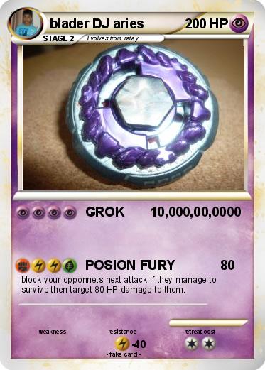 Pokemon blader DJ aries