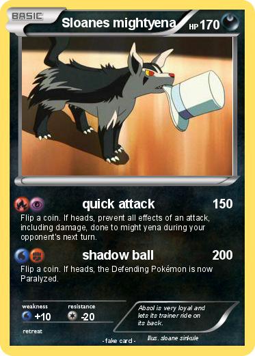 Pokemon Sloanes mightyena