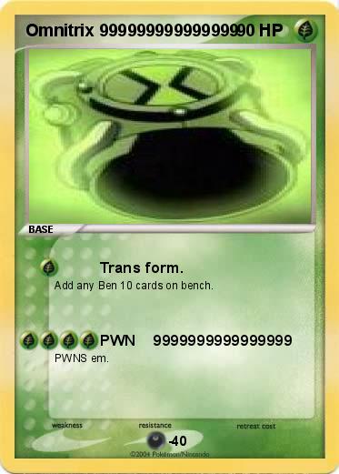 Pokemon Omnitrix 999999999999999