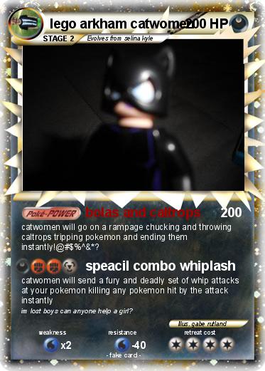 Pokemon lego arkham catwomen
