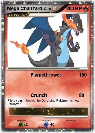Pokemon Mega Charizard Z