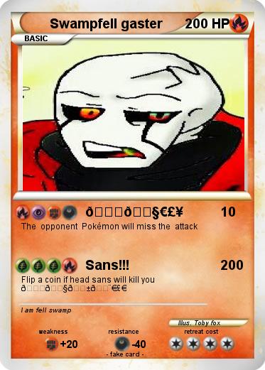 Pokemon Swampfell gaster