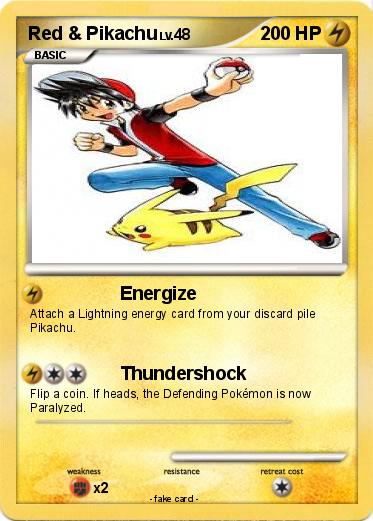 Pokemon Red & Pikachu