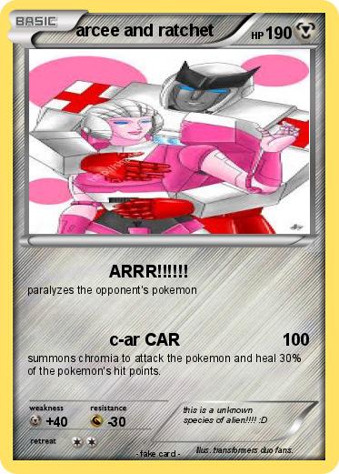 Pokemon arcee and ratchet