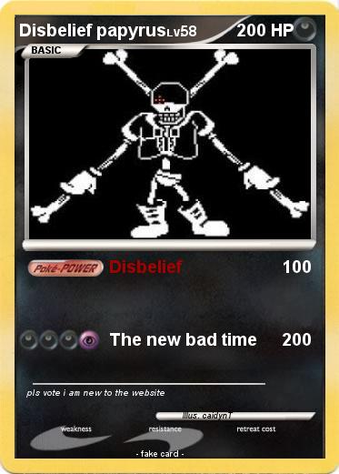 Pokemon Disbelief papyrus