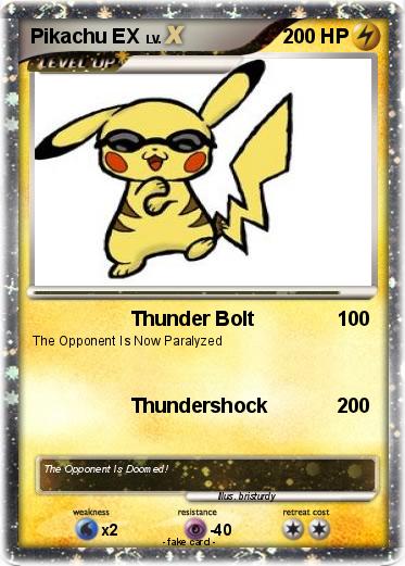 Pokemon Pikachu EX