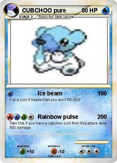 Pokemon CUBCHOO pure