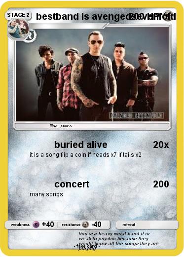 Pokemon bestband is avengedsevenfold