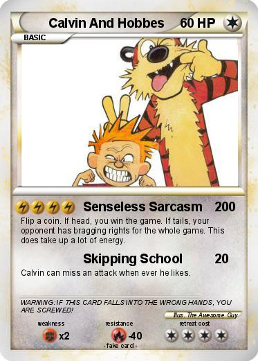 Pokemon Calvin And Hobbes