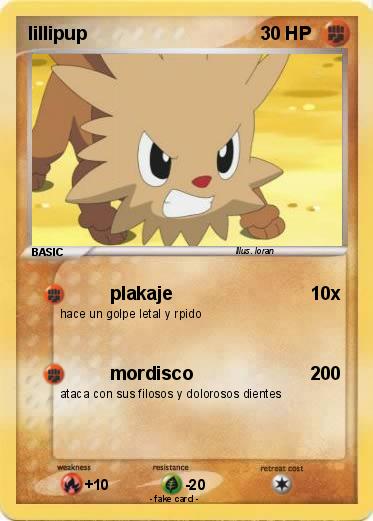 Pokemon lillipup