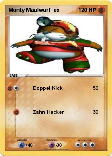 Pokemon Monty Maulwurf  ex