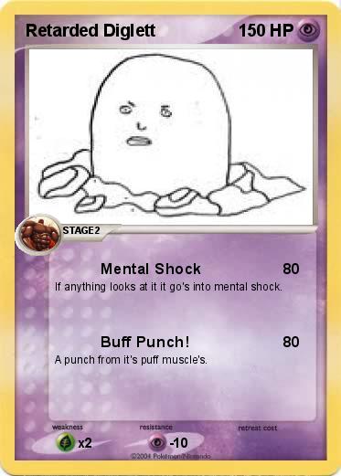 Pokemon Retarded Diglett