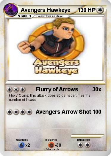 Pokemon Avengers Hawkeye