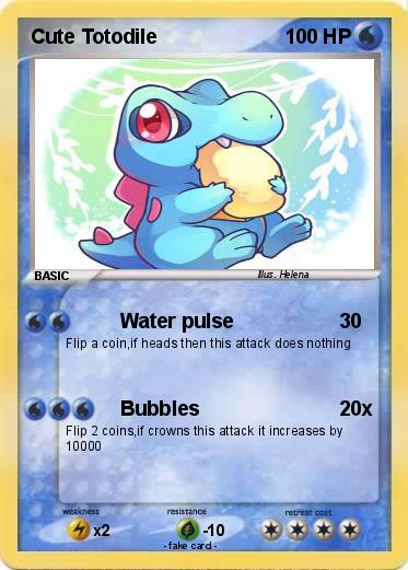 Pokemon Cute Totodile