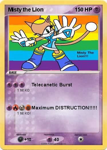 Pokemon Misty the Lion