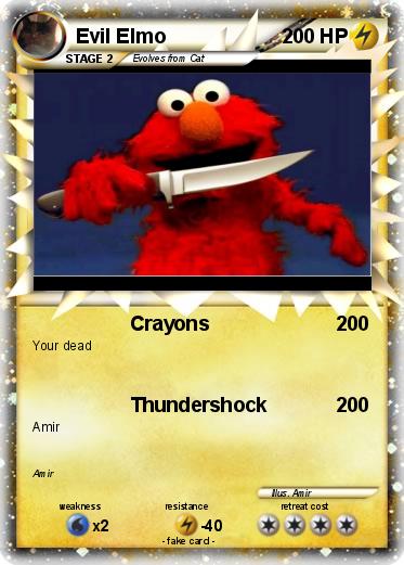 Pokemon Evil Elmo